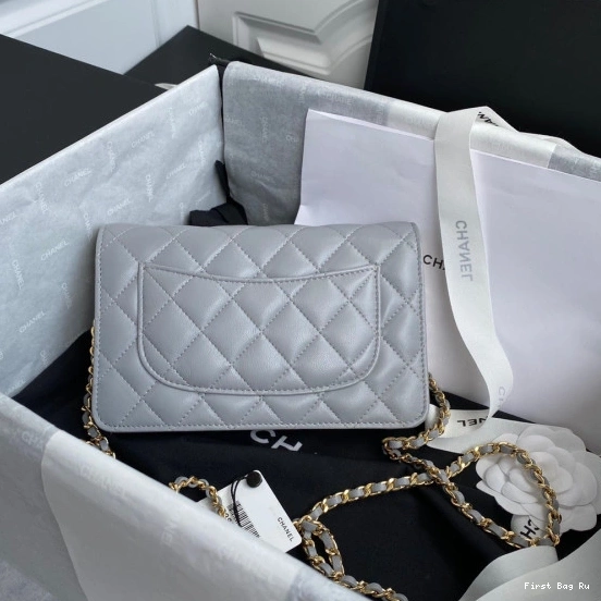 Firstbag Ru NEW EDITION WALLET CHAIN LAMBSKIN CHANEL 0717